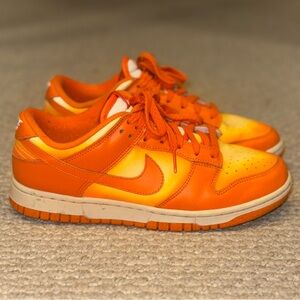 Nike Dunk Low Orange Sneakers Women 9